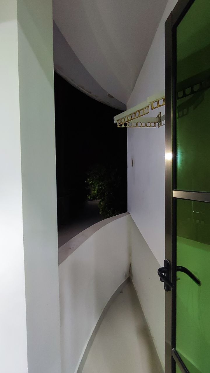 The small balcony off the sitting room